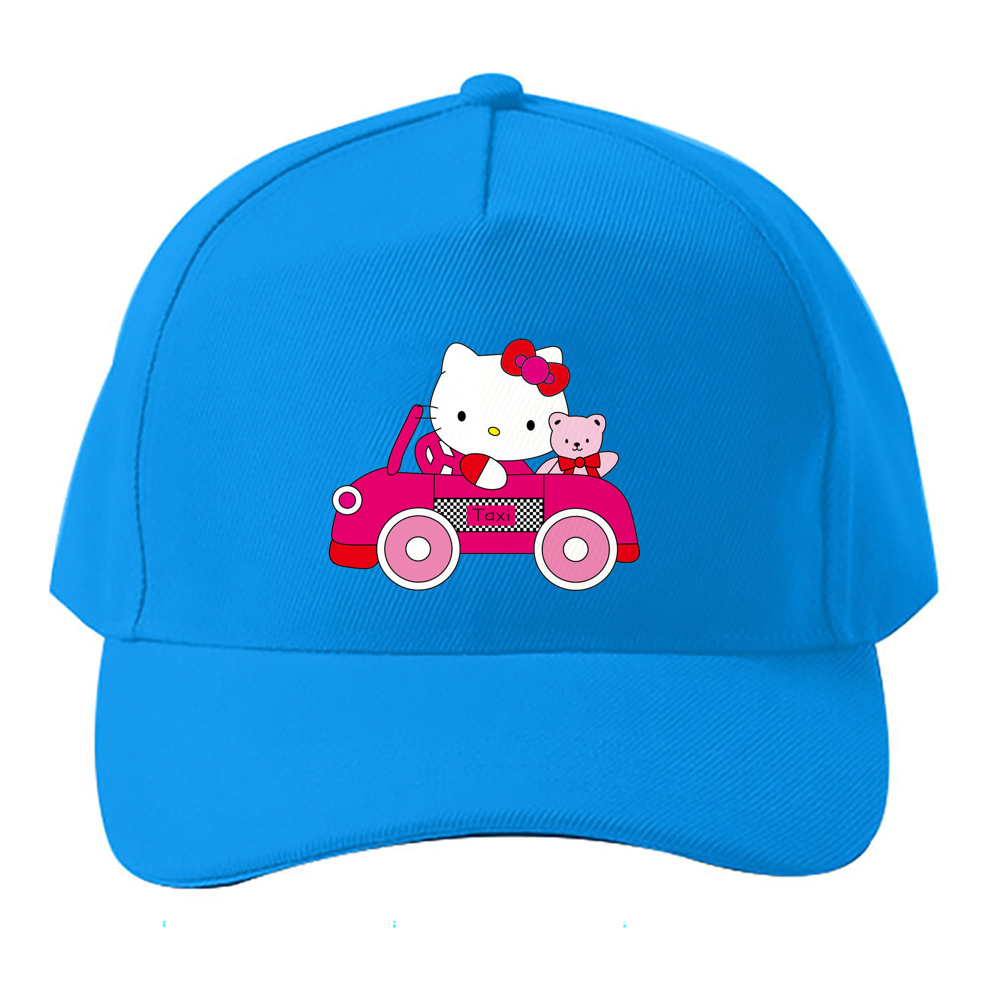 （画像用） Hello Kitty ハローキティ ベースボールキャップ 綿100％ 男女兼用 帽子 スポーツ